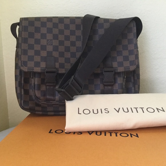 Louis Vuitton Handbags - LouisVuitton DamierEbene Sling Crossbody Bag Large